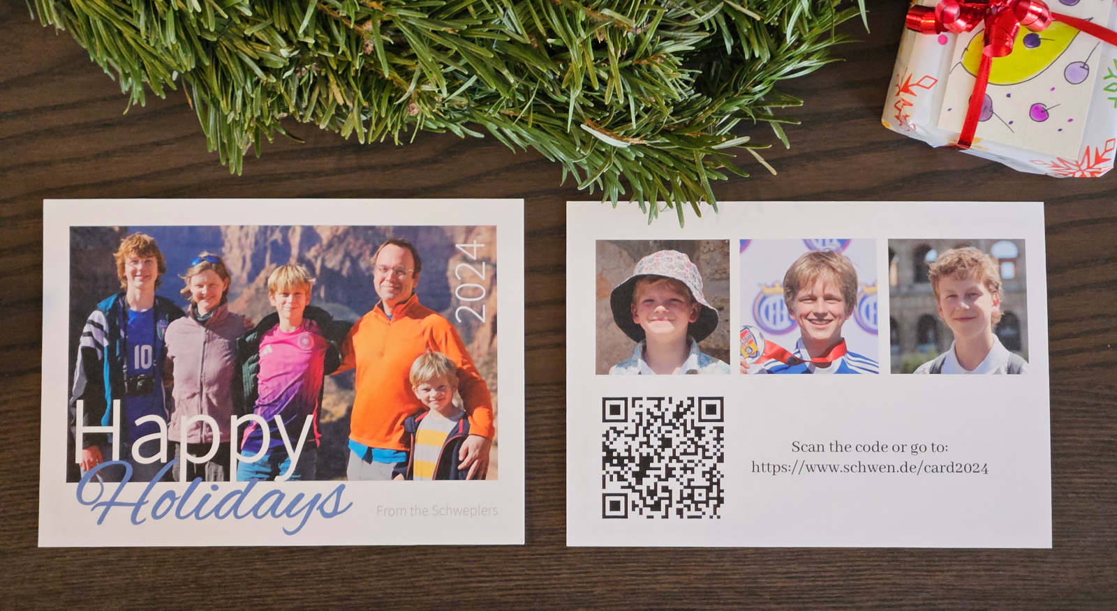 The physical card